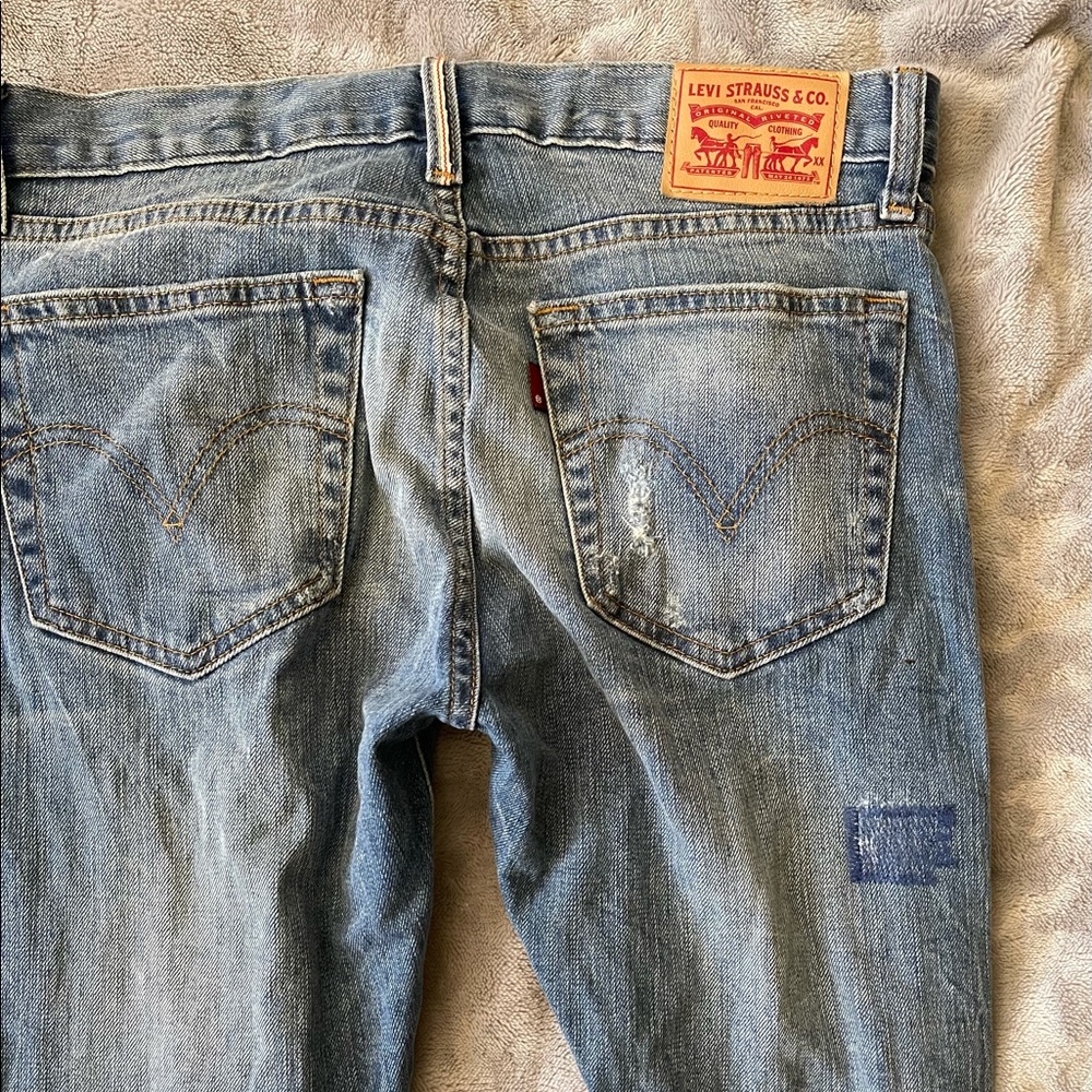 Levi's boyfriend selvage denim size 27